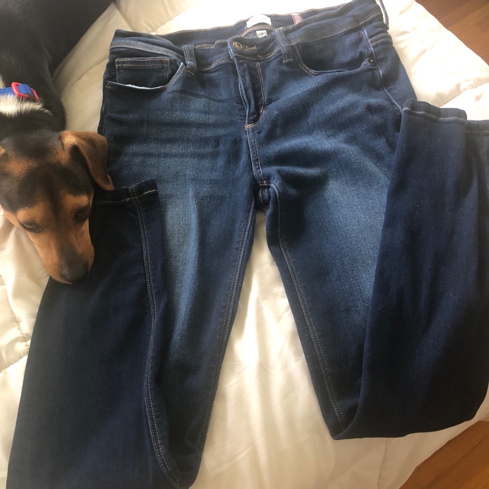 Dark wash super soft denim